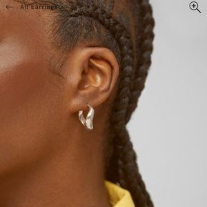 Monica Vinader Swirl Hoops